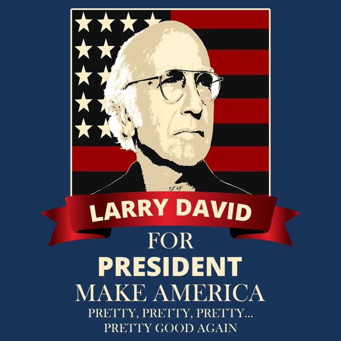 Larry David For President Long Sleeve Shirt