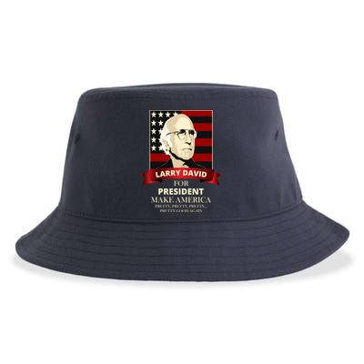 Larry David For President Sustainable Bucket Hat