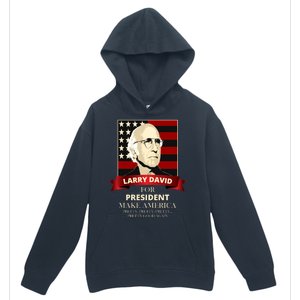 Larry David For President Urban Pullover Hoodie