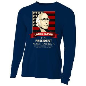 Larry David For President Cooling Performance Long Sleeve Crew