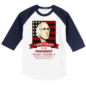 Larry David For President Baseball Sleeve Shirt