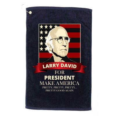 Larry David For President Golf Towel