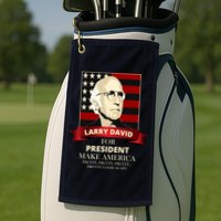 Larry David For President Golf Towel