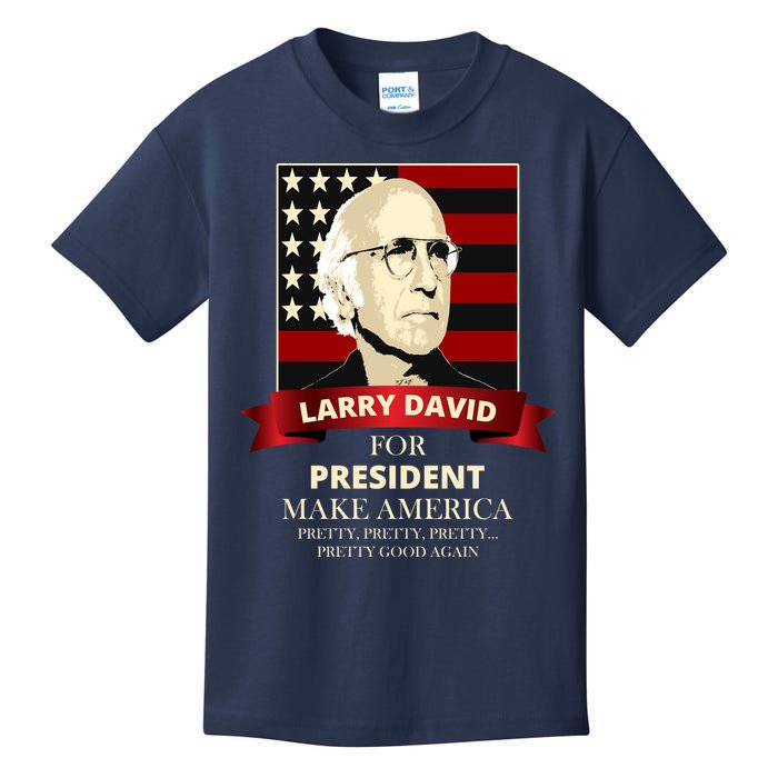 Larry David For President Kids T-Shirt