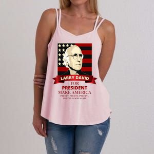 Larry David For President Women's Strappy Tank