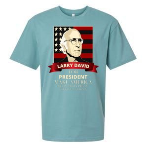 Larry David For President Sueded Cloud Jersey T-Shirt