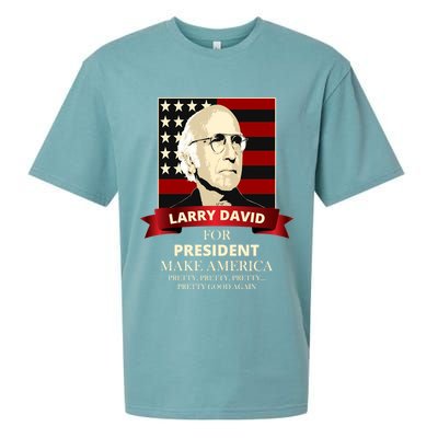 Larry David For President Sueded Cloud Jersey T-Shirt
