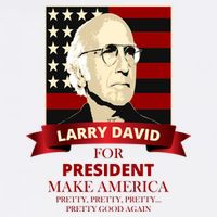 Larry David For President Garment-Dyed Sweatshirt