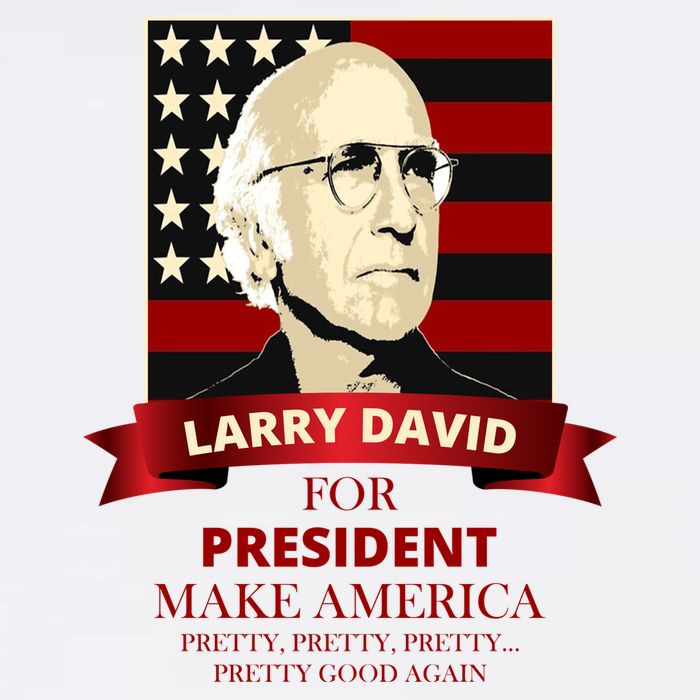 Larry David For President Garment-Dyed Sweatshirt