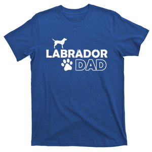 Labrador Dad Funny Cute Dog Owner Adopt Rescue Fathers Day Meaningful Gift T-Shirt