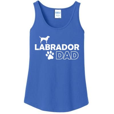 Labrador Dad Funny Cute Dog Owner Adopt Rescue Fathers Day Meaningful Gift Ladies Essential Tank