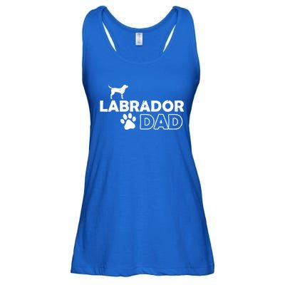 Labrador Dad Funny Cute Dog Owner Adopt Rescue Fathers Day Meaningful Gift Ladies Essential Flowy Tank