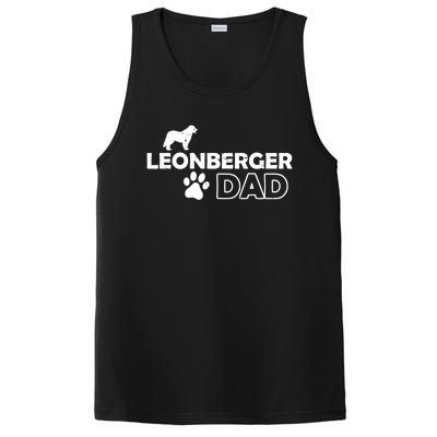 Leonberger Dad Funny Cute Dog Owner Adopt Rescue Fathers Day Gift PosiCharge Competitor Tank