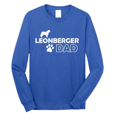 Leonberger Dad Funny Cute Dog Owner Adopt Rescue Fathers Day Gift Long Sleeve Shirt