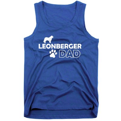 Leonberger Dad Funny Cute Dog Owner Adopt Rescue Fathers Day Gift Tank Top