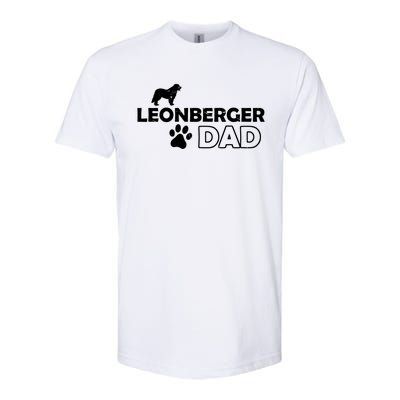 Leonberger Dad Funny Cute Dog Owner Adopt Rescue Fathers Day Gift Softstyle CVC T-Shirt