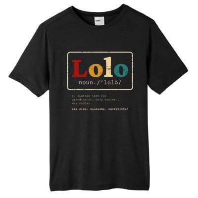 Lolo Definition Filipino Grandpa For A Pinoy Tall Fusion ChromaSoft Performance T-Shirt