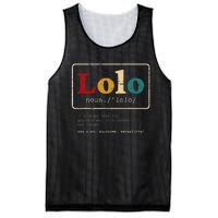 Lolo Definition Filipino Grandpa For A Pinoy Mesh Reversible Basketball Jersey Tank