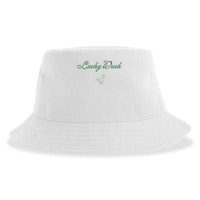 Lucky Duck Funny St Patricks Day Sustainable Bucket Hat