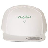 Lucky Duck Funny St Patricks Day Wool Snapback Cap
