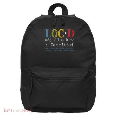 Locd Definition For A Loc Lifestyle Dreadlocs Black Women 16 in Basic Backpack