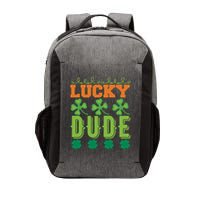 Lucky Dude Funny St Patrick' Day Gift Vector Backpack