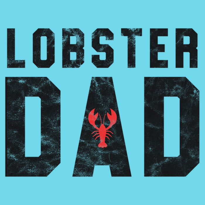 Lobster Dad Funny Vintage Black Gift Womens T-Shirt