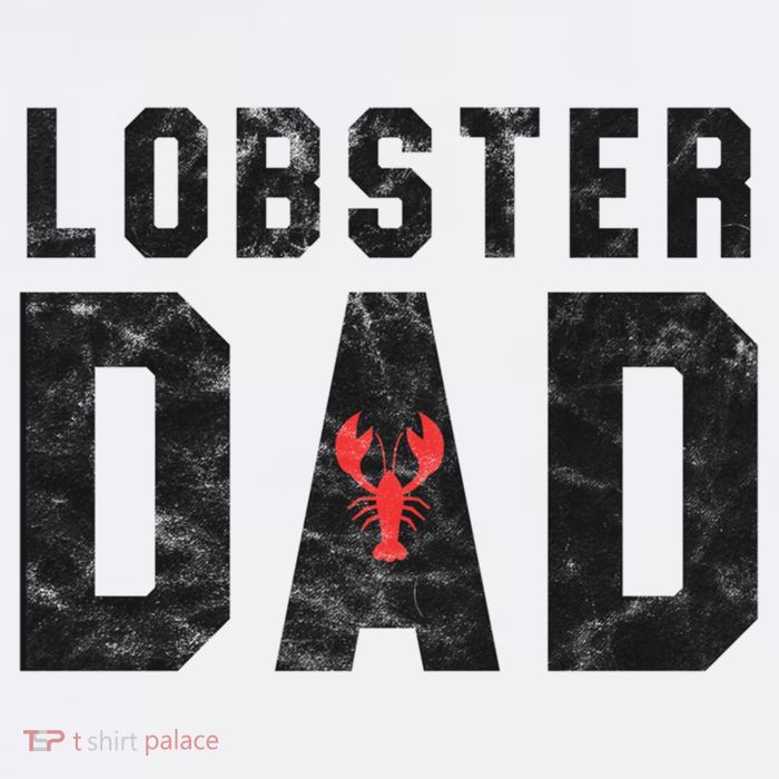 Lobster Dad Funny Vintage Black Gift Tall T-Shirt