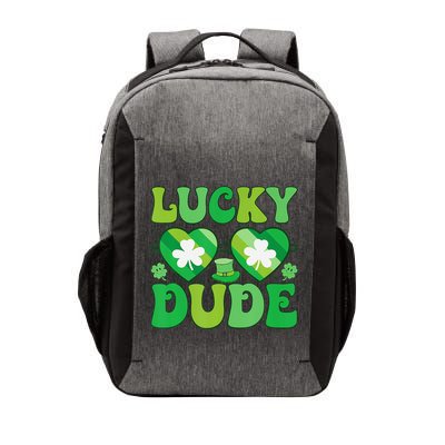 Lucky Dude Groovy St Patricks Day Sunglasses Clover Irish Vector Backpack