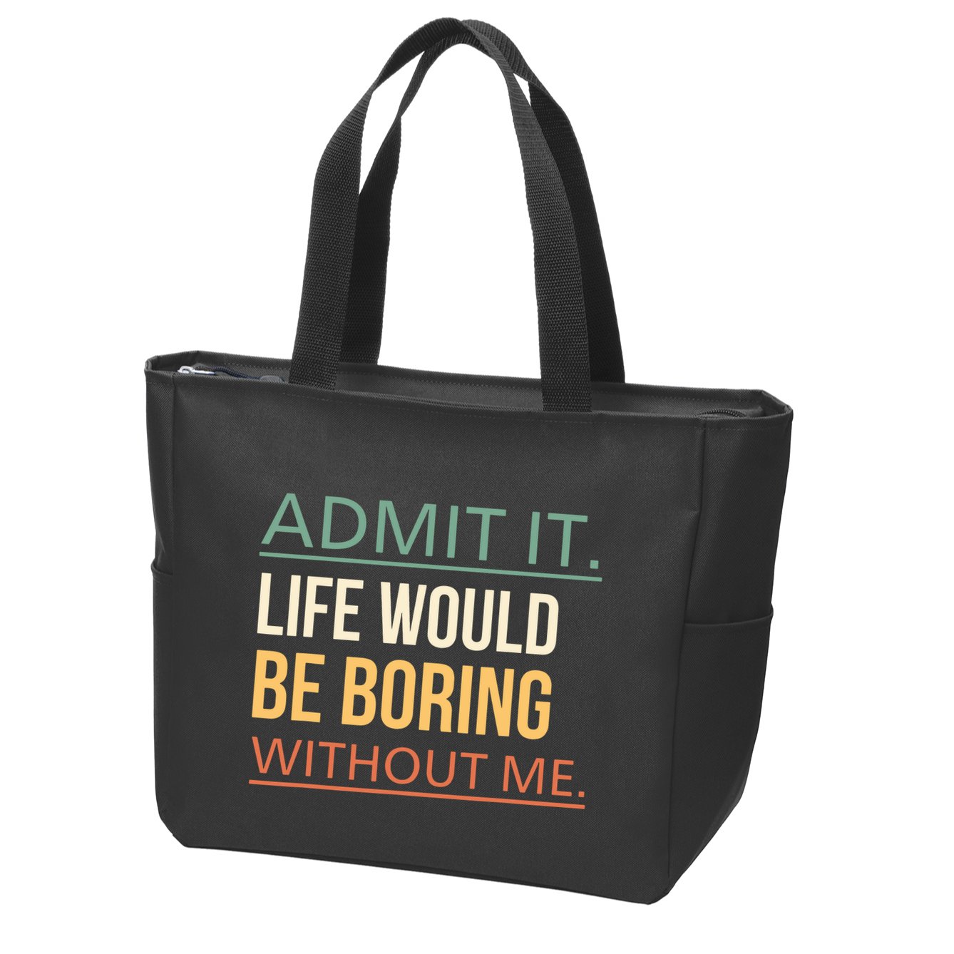 Lift Dude! Gift Bodybuilding Workout Clothes Zip Tote Bag