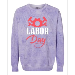 Labor Day Gift Colorblast Crewneck Sweatshirt