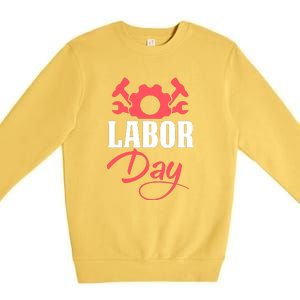 Labor Day Gift Premium Crewneck Sweatshirt