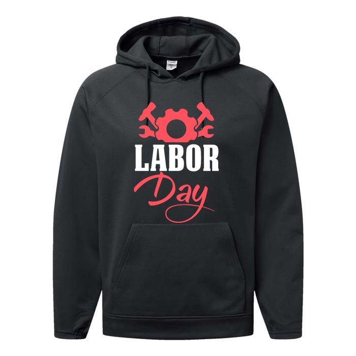 Labor Day Gift Performance Fleece Hoodie