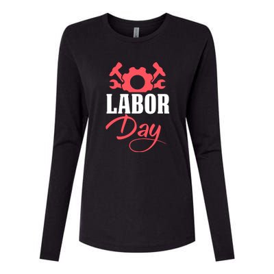 Labor Day Gift Womens Cotton Relaxed Long Sleeve T-Shirt