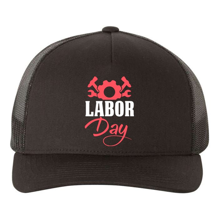 Labor Day Gift Yupoong Adult 5-Panel Trucker Hat