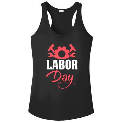 Labor Day Gift Ladies PosiCharge Competitor Racerback Tank