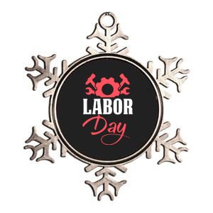 Labor Day Gift Metallic Star Ornament