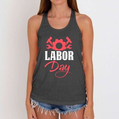 Labor Day Gift Women's Knotted Racerback Tank