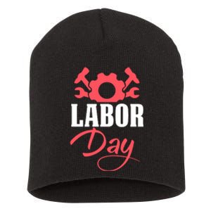 Labor Day Gift Short Acrylic Beanie