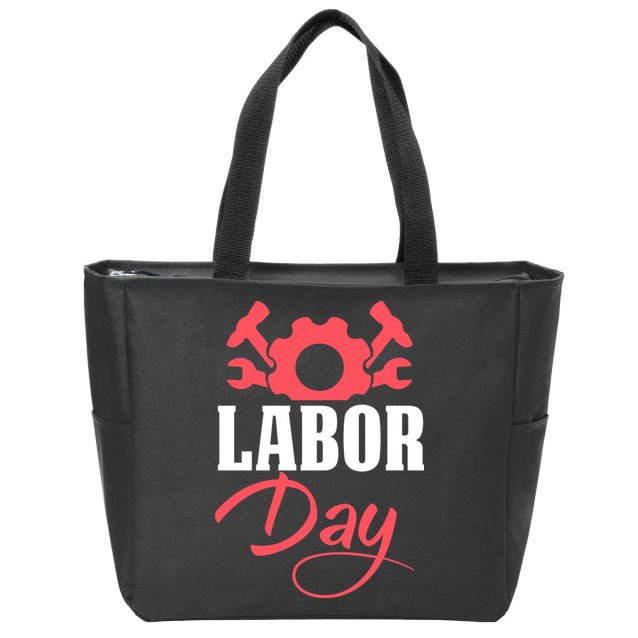 Labor Day Gift Zip Tote Bag