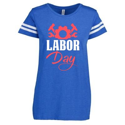 Labor Day Gift Enza Ladies Jersey Football T-Shirt