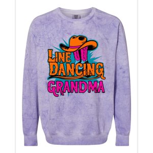 Line Dancing Grandma Fun And Sassy Colorblast Crewneck Sweatshirt