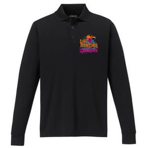 Line Dancing Grandma Fun And Sassy Performance Long Sleeve Polo