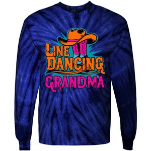 Line Dancing Grandma Fun And Sassy Tie-Dye Long Sleeve Shirt