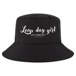 Leap Day Girl 29th February Leap Year Birthday 2024 Party Cool Comfort Performance Bucket Hat