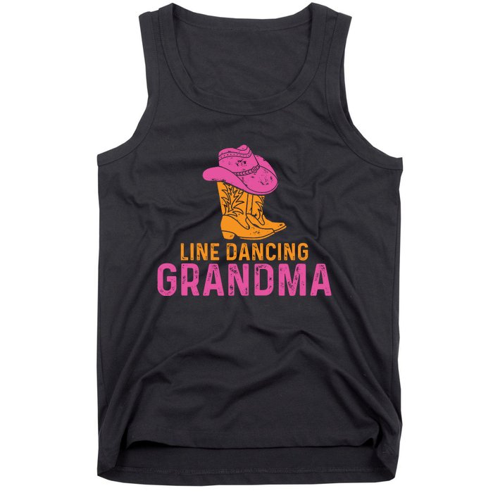 Line Dancing Grandma T Tank Top