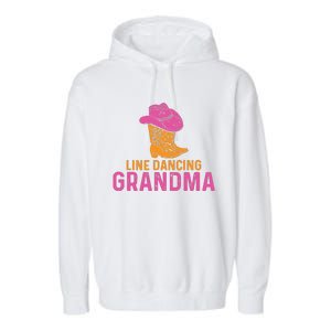 Line Dancing Grandma T Garment-Dyed Fleece Hoodie