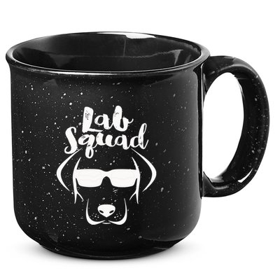 LABRADOR DOG GIFT Black Lab Yellow Lab Squad Love Design 15oz Campfire Ceramic Mug