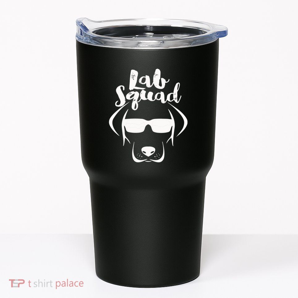 LABRADOR DOG GIFT Black Lab Yellow Lab Squad Love Design Tumbler