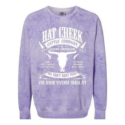 Lonesome Dove Hat Creek Cattle Company Unisex Colorblast Crewneck Sweatshirt